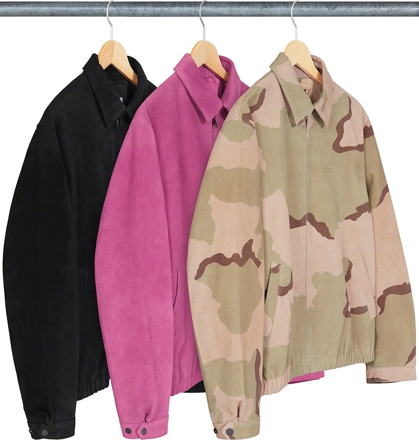 Suede Harrington Jacket